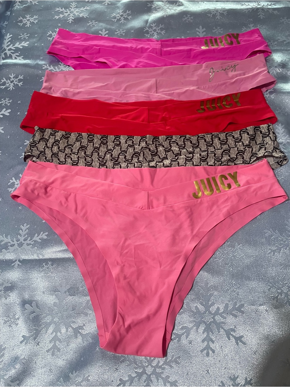 Juicy Couture seamless Bikinis underwear- Pack of 5